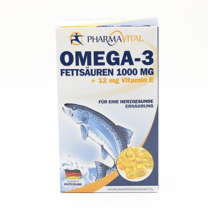 Omega 3 1000mg +12mg Vit E pharmavital