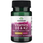 Swanson Vitamin D3 & K2 60 Kapsula