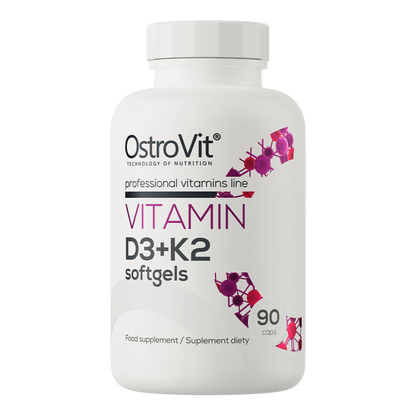 Vitamin D3 + K2 90 capsules