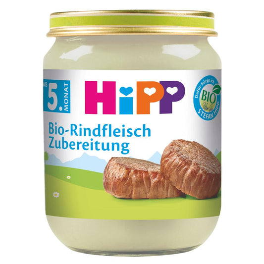HiPP BIO Mish Viçi i Pastër 125 g